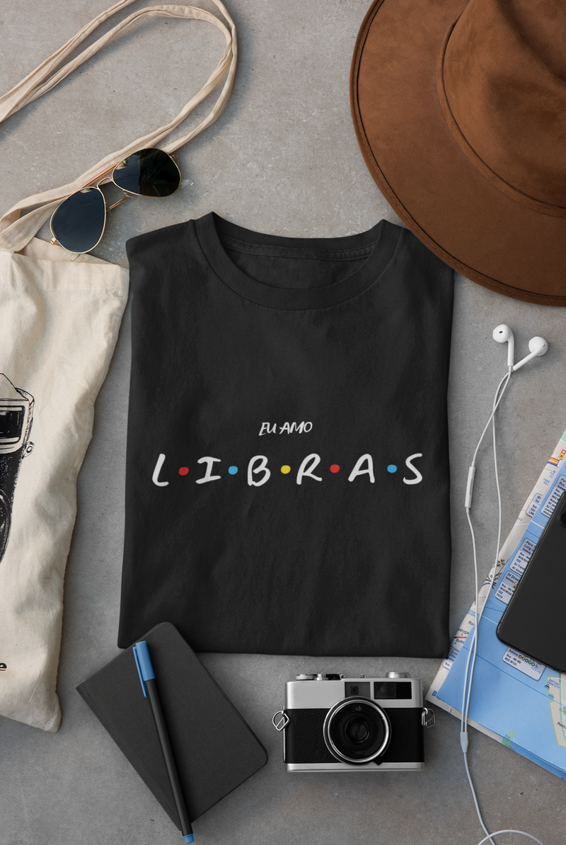 Camiseta - EU AMO LIBRAS (Friends)