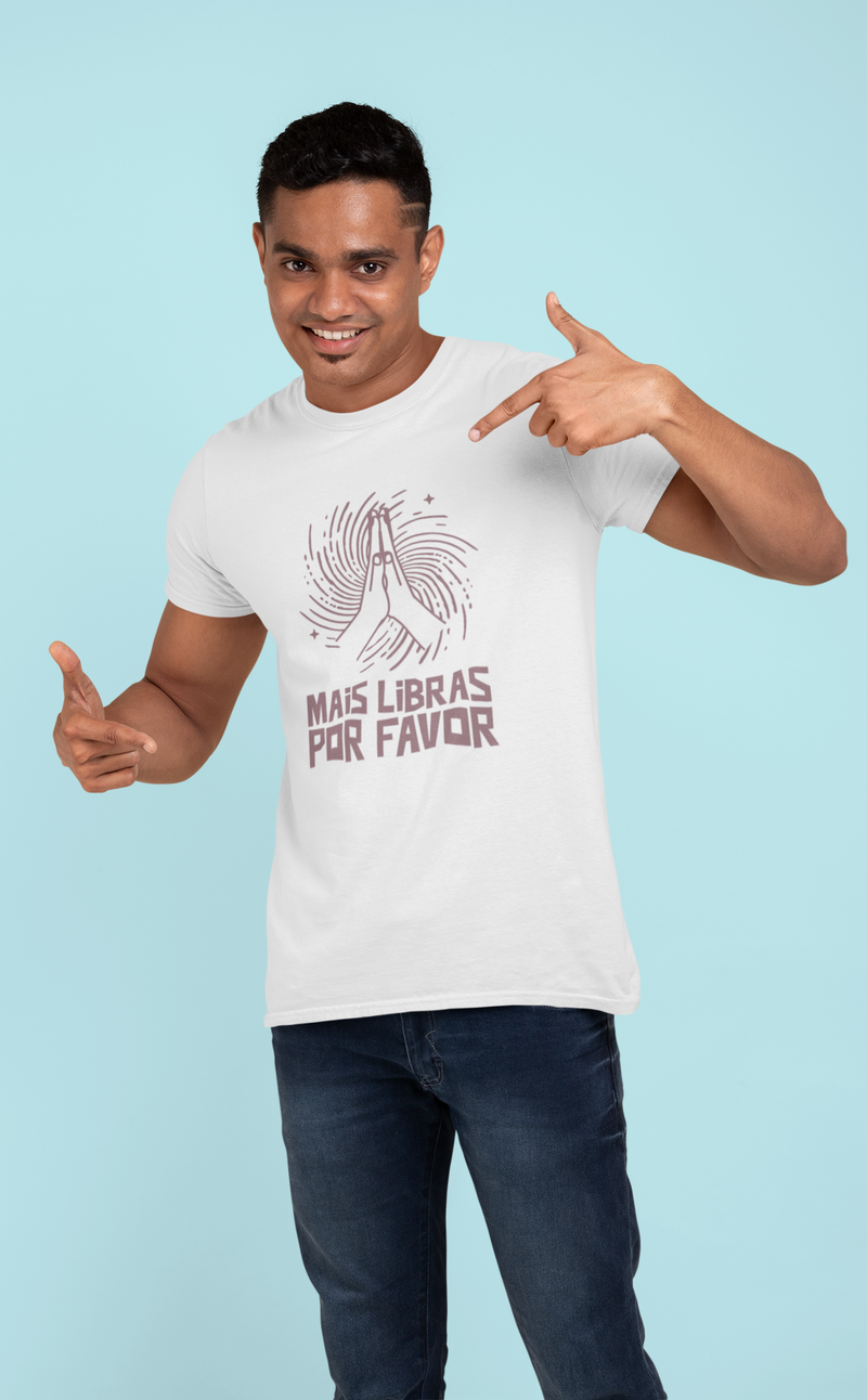 Camiseta - MAIS LIBRAS POR FAVOR